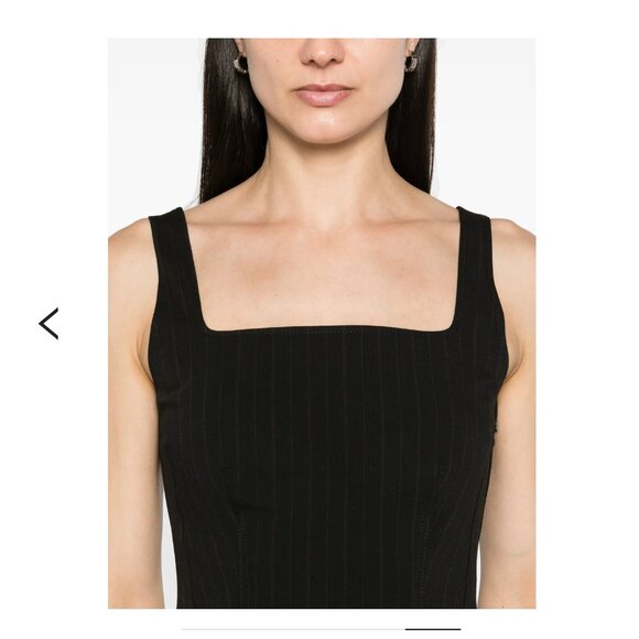 SAMSOE SAMSOE Salot pinstriped crop top - Picture 3 of 6